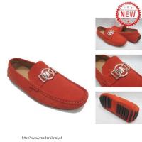 michael kors suede logo flat groot rood accessoires Vintage Tassen 02mt6101